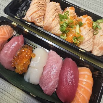 Ebiko - salmon aburi, omakase nigiri - Japanese Near Me - Oakland, California Ebiko - salmon aburi, omakase nigiri - Japanese Near Me - Oakland, California