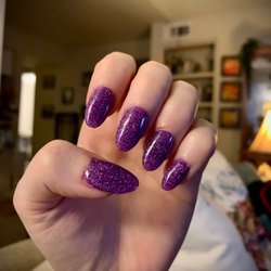 Lavender Nails - Beautiful results- acrylic with dip