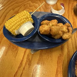 Barbecue chicken, sides, main meats