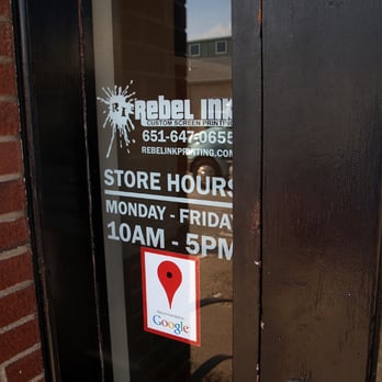 Rebel Ink Printing - Store Hours - Screen Printing Near Me - Saint Paul, Minnesota Rebel Ink Printing - Store Hours - Screen Printing Near Me - Saint Paul, Minnesota