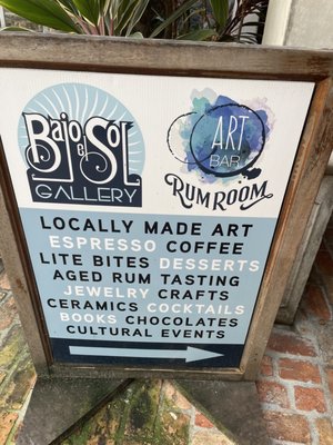Bajo el Sol Gallery, Art Bar Cafe & Rum Shop by null