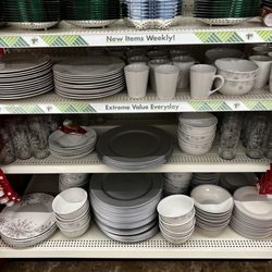 Dollar Tree - Holiday dinner ware