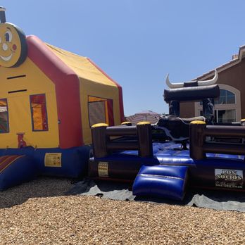 Los Socios - Mechanical bull and train jumper. - Bounce House Rentals Near Me Los Socios - Mechanical bull and train jumper. - Bounce House Rentals Near Me