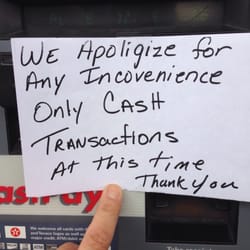 Chevron - I had no gas at all! And I end up with this notice lol