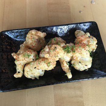 Momi Nonmi - Rock shrimp tempura = flavorless waterlogged processed shrimp served "cashew chicken" style - Japanese Near Me - Cambridge, Massachusetts Momi Nonmi - Rock shrimp tempura = flavorless waterlogged processed shrimp served "cashew chicken" style - Japanese Near Me - Cambridge, Massachusetts
