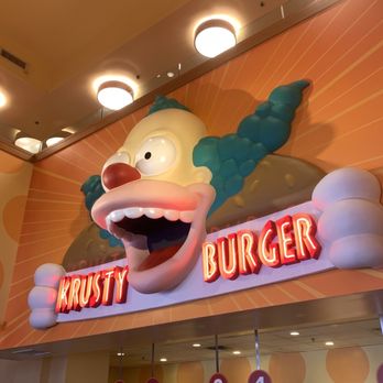 Universal Studios Hollywood - Inside Krusty Burger - Amusement Parks Near Me - Universal City, California Universal Studios Hollywood - Inside Krusty Burger - Amusement Parks Near Me - Universal City, California
