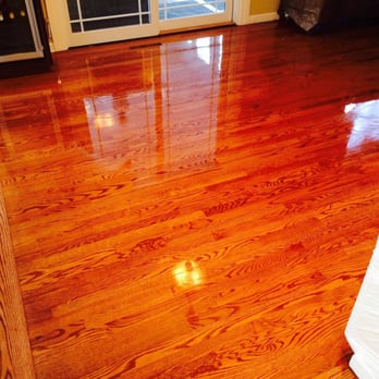 Sanded To Bare Wood Stained 3 Coats Lenmar Semigloss