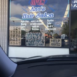 Ana's Hair Salon - Front Window
