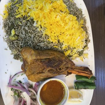 Shatter Abbas - Lamb Shank with Rice - Persian/Iranian Near Me - Toronto, Ontario Shatter Abbas - Lamb Shank with Rice - Persian/Iranian Near Me - Toronto, Ontario