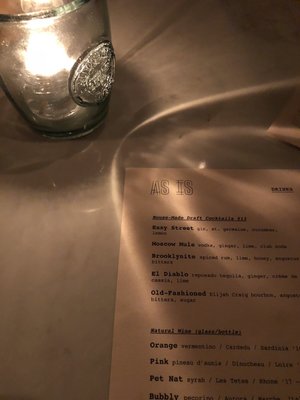 Menu photo 3 As Is NYC New York, NY