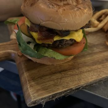 AMA Wood Fired Kitchen And Bar - L'Americano burger - Italian Near Me - Fishkill, New York AMA Wood Fired Kitchen And Bar - L'Americano burger - Italian Near Me - Fishkill, New York