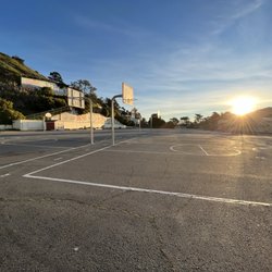 Herbert Hoover Middle School - Sunrise on starn field