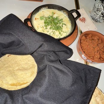 Casa Mezcal - Queso fundido with chorizo on the side - Mexican Near Me - Orlando, Florida
