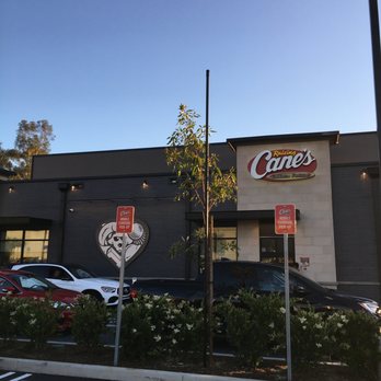 Raising Cane's Chicken Fingers - the outside of a restaurant - Fast Food Near Me - Mission Viejo, California