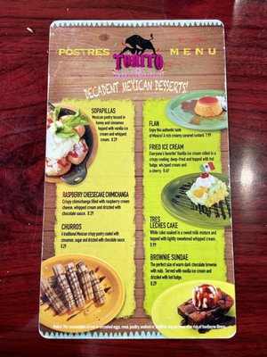 Menu photo 7 Torito Mexican Restaurant North Haven, CT Menu photo 7 Torito Mexican Restaurant North Haven, CT