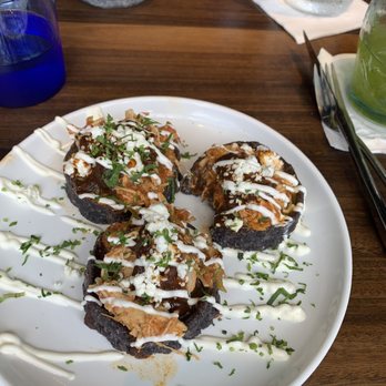 Bakan - Chicken Mole sopes - Mexican Near Me - Miami, Florida