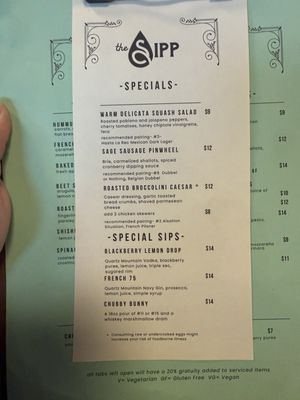 Menu photo 4 The Sipp Public House Vancouver, WA