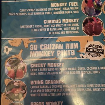 Crazy Craig's Cheeky Monkey Bar - Sports Bars Near Me - Branson, Missouri