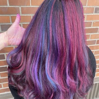 Chroma Salon - Mermaid Galaxy hair - Hair Salons Near Me - Lynnwood, Washington