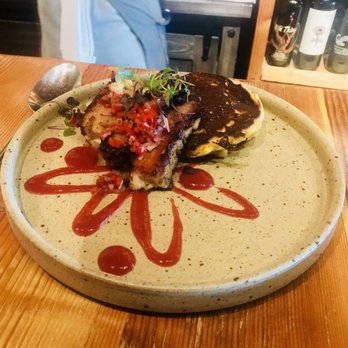 Lechon - Pork Belly w/Rhubarb Reduction. - Tapas Bars Near Me - Portland, Oregon Lechon - Pork Belly w/Rhubarb Reduction. - Tapas Bars Near Me - Portland, Oregon