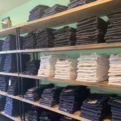 Left Field Nyc - Wall of jeans
