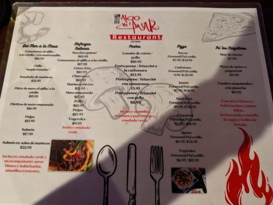 Menu photo 2 Algo Va Pasar San Juan, PR