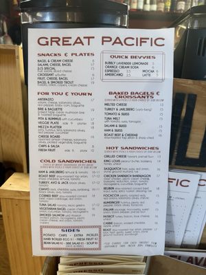 Menu photo 2 Great Pacific Wine & Coffee Pendleton, OR Menu photo 2 Great Pacific Wine & Coffee Pendleton, OR