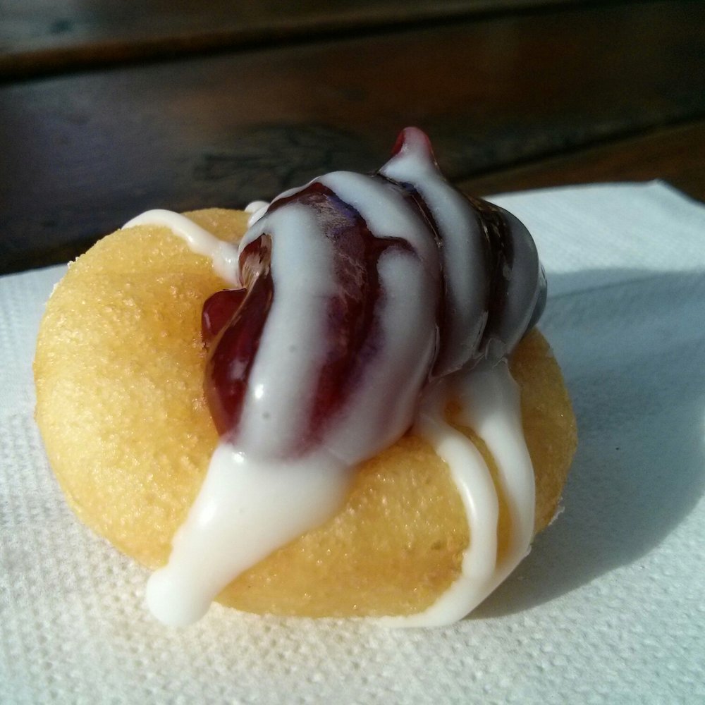 Lemon-Raspberry Donut. Lemon-Raspberry Donut.