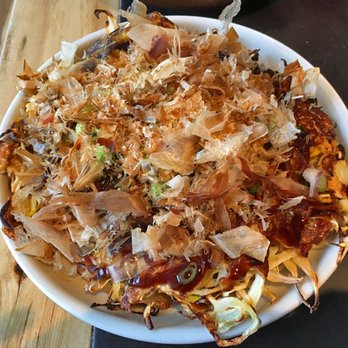 Honest Weight - Japanese Okonomiyaki - lots of fish inside! - Seafood Near Me - Toronto, Ontario Honest Weight - Japanese Okonomiyaki - lots of fish inside! - Seafood Near Me - Toronto, Ontario