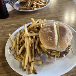 Texans Grill N Bar - Build your own burger.