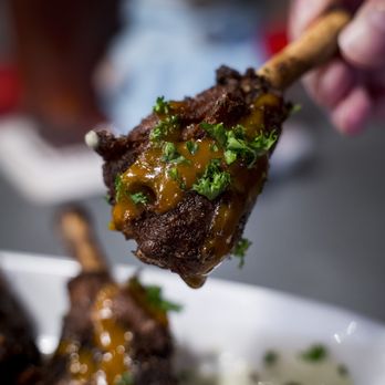 Hambrgr - Drunken Duck Wings Beer braised, Frenched, crispy skin, golden BBQ sauce, classic buttermilk ranch - Burgers Near Me - Hamilton, Ontario