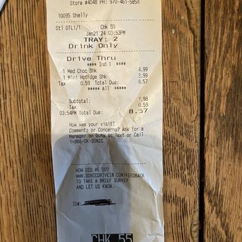 Sonic Drive-In - Burgers Near Me - Loveland, Colorado