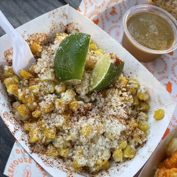 Orange Pig Smokehouse - Esquite Corn Salad - Caterers Near Me