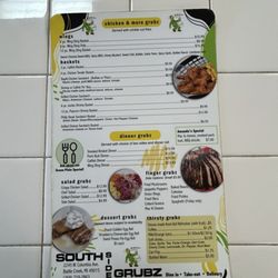 South Side Grubz - Menu