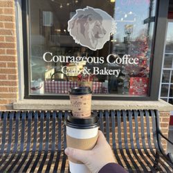 couragous coffee - Front entrance!