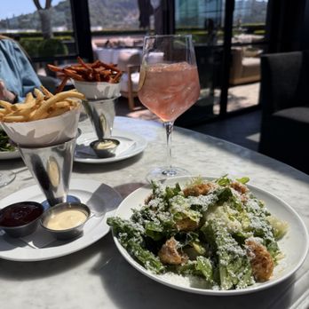 RH Rooftop Restaurant at RH Marin - Cesar salad, fries and a rose spritz - American Near Me - Corte Madera, California RH Rooftop Restaurant at RH Marin - Cesar salad, fries and a rose spritz - American Near Me - Corte Madera, California