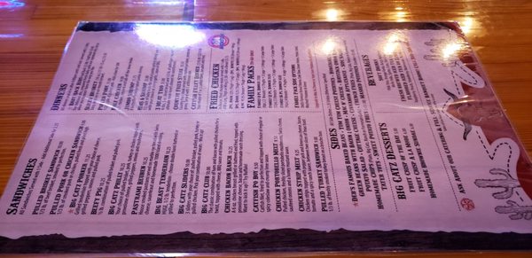 Menu photo 3 Big Catz BBQ Knoxville, IL