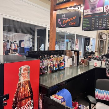 Espresso Cafe - a coca cola machine in the foreground - Coffee & Tea Near Me - Everett, Washington Espresso Cafe - a coca cola machine in the foreground - Coffee & Tea Near Me - Everett, Washington