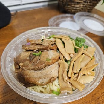 Menkoi Ya Ramen - Menkoi Ramen - Noodles/Toppings - broth is in bottom of container - Ramen Near Me - Claremont, California Menkoi Ya Ramen - Menkoi Ramen - Noodles/Toppings - broth is in bottom of container - Ramen Near Me - Claremont, California