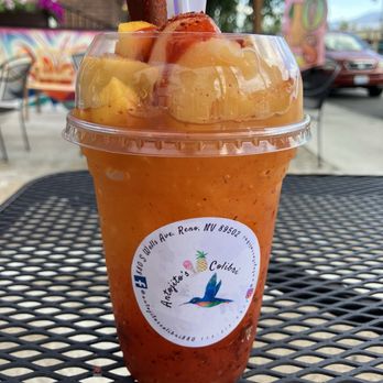 Antojitos Colibri - Spicy mango iced drink - Juice Bars & Smoothies Near Me - Reno, Nevada Antojitos Colibri - Spicy mango iced drink - Juice Bars & Smoothies Near Me - Reno, Nevada