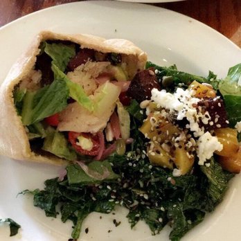 Purple Onion - Great Greek pita and kale and seed salad. Awesome!! - New American Near Me - Saluda, North Carolina Purple Onion - Great Greek pita and kale and seed salad. Awesome!! - New American Near Me - Saluda, North Carolina