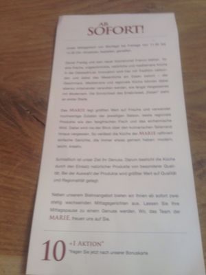 Restaurant MARIE by null
