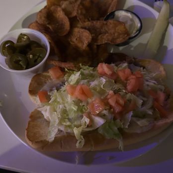 The Jetty - Cheesesteak with chips. - Seafood Near Me - Grasonville, Maryland The Jetty - Cheesesteak with chips. - Seafood Near Me - Grasonville, Maryland