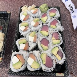 Mount Everest Sushi - Philly Roll and Tuna Avocado Roll