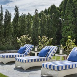 Casual Living - Lloyd Flanders pool chaises.
