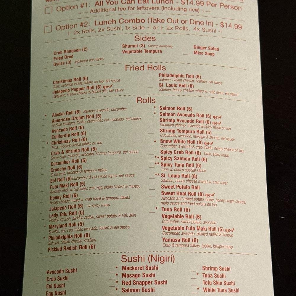 Sushi Ai - lunch menu - Japanese Near Me - Saint Louis, Missouri Sushi Ai - lunch menu - Japanese Near Me - Saint Louis, Missouri