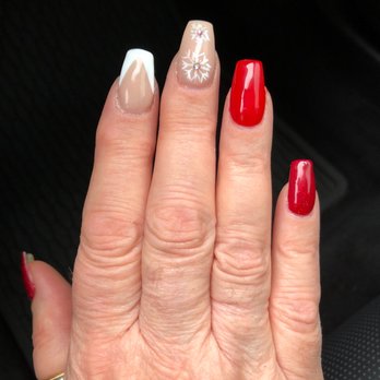 Legacy Nails and Spa - Holiday nails by Julie with Legacy Nails & spa in Reno!  She is the best in town!! - Nail Salons Near Me - Reno, Nevada