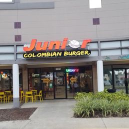 In a nondescript shopping mall stands a place with a different twist on burgers and hot dogs. In a nondescript shopping mall stands a place with a different twist on burgers and hot dogs.