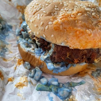 Sunshine Vegan Eats - Buffalo Ranch Chicken Sandwich - Vegan Near Me - Buffalo, New York