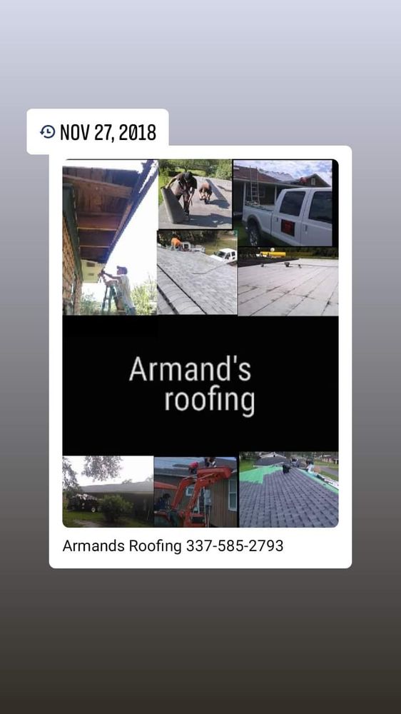 Slide of Armands Roofing